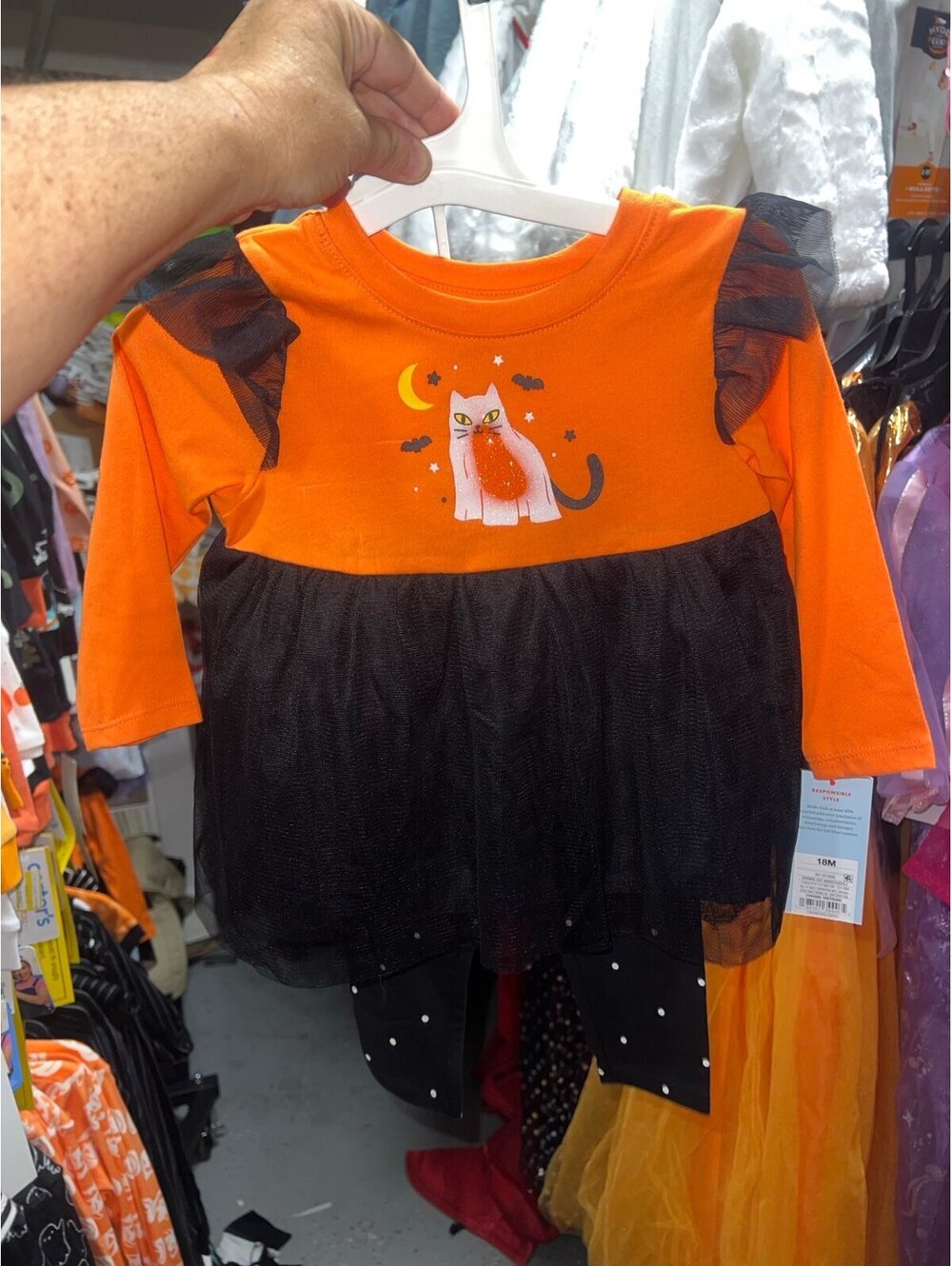 Girls Halloween outfit size 18 months